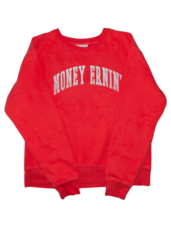 Money Ernin' Sweatshirt - Lollipop Red