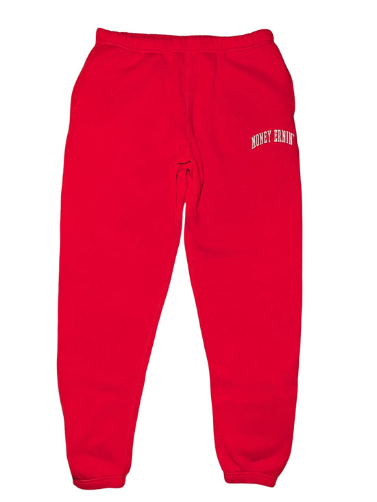 Money Ernin' Sweats - Lollipop Red