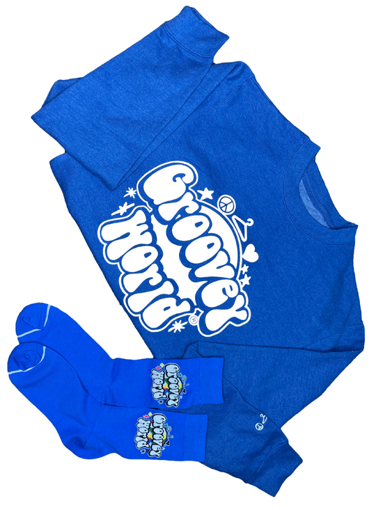 GW Signature Logo Sweatshirt - Royal Heather